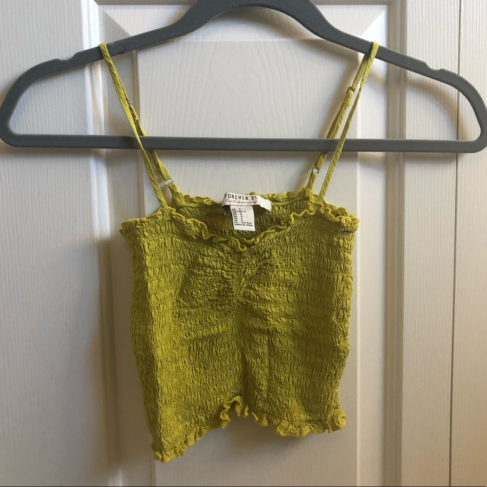 Scrunchie crop top